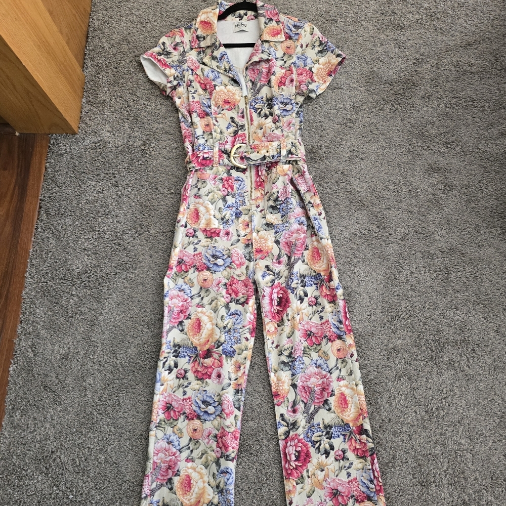 Show Me Your MuMu Multicolor Floral Jumpsuit